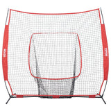 Basketball & Basketball Accessories: VEVOR 7x7 Baseball Softball Practice Net, Portable Baseball Training Net for Hitting Batting Catching Pitching, Backstop Baseball Equipment Training Aids with Carry Bag and Strike Zone