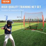Basketball & Basketball Accessories: VEVOR 7x7 Baseball Softball Practice Net, Portable Baseball Training Net for Hitting Batting Catching Pitching, Backstop Baseball Equipment Training Aids with Carry Bag and Strike Zone