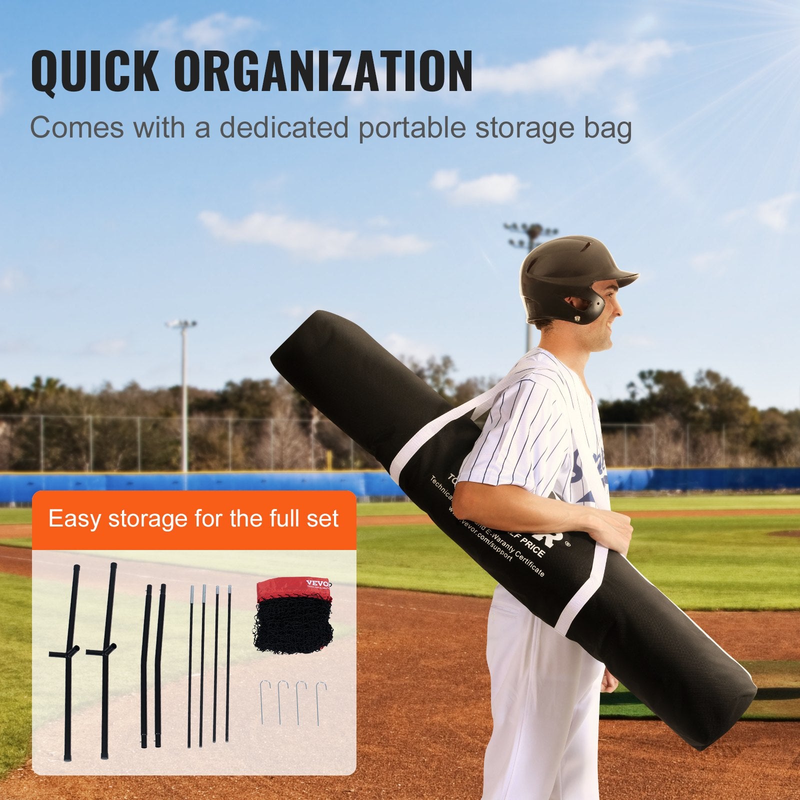 Basketball & Basketball Accessories: VEVOR 7x7 Baseball Softball Practice Net, Portable Baseball Training Net for Hitting Batting Catching Pitching, Backstop Baseball Equipment Training Aids with Carry Bag and Strike Zone