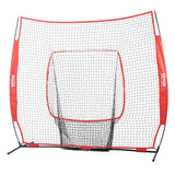 Basketball & Basketball Accessories: VEVOR 7x7 Baseball Softball Practice Net, Portable Baseball Training Net for Hitting Batting Catching Pitching, Backstop Baseball Equipment Training Aids with Carry Bag and Strike Zone