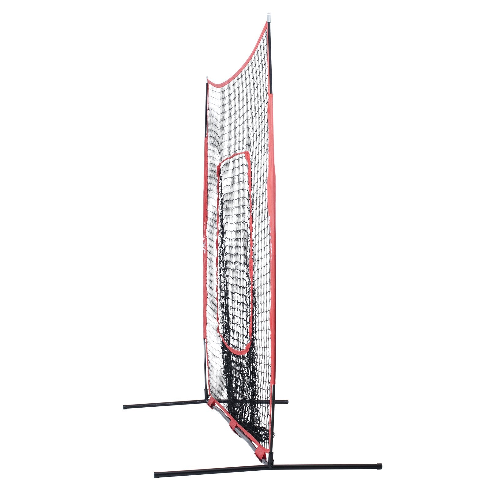 Basketball & Basketball Accessories: VEVOR 7x7 Baseball Softball Practice Net, Portable Baseball Training Net for Hitting Batting Catching Pitching, Backstop Baseball Equipment Training Aids with Carry Bag and Strike Zone