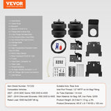 Automotive Repair & Speciality Tools: VEVOR Air Bag Suspension Kit, Air Springs Suspension Bag Kit Compatible with 2007-2018 Chevrolet Silverado 1500 and GMC Sierra 1500 2WD 4WD, 5000 lbs Loading, 5 to 100 PSI