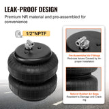 Automotive Repair & Speciality Tools: VEVOR Air Bag Suspension Kit, Air Springs Suspension Bag Kit Compatible with 1999-2004 Ford F250/F350 2WD 4WD, 2008-2010 Ford F250/F350 2WD 4WD, 5000 lbs Loading, 5 to 100 PSI