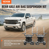 Automotive Repair & Speciality Tools: VEVOR Air Bag Suspension Kit, Air Springs Suspension Bag Kit Compatible with 2019-2023 Chevrolet Silverado 1500 and GMC Sierra 1500 4WD RWD, 5000 lbs Loading, 5 to 100 PSI