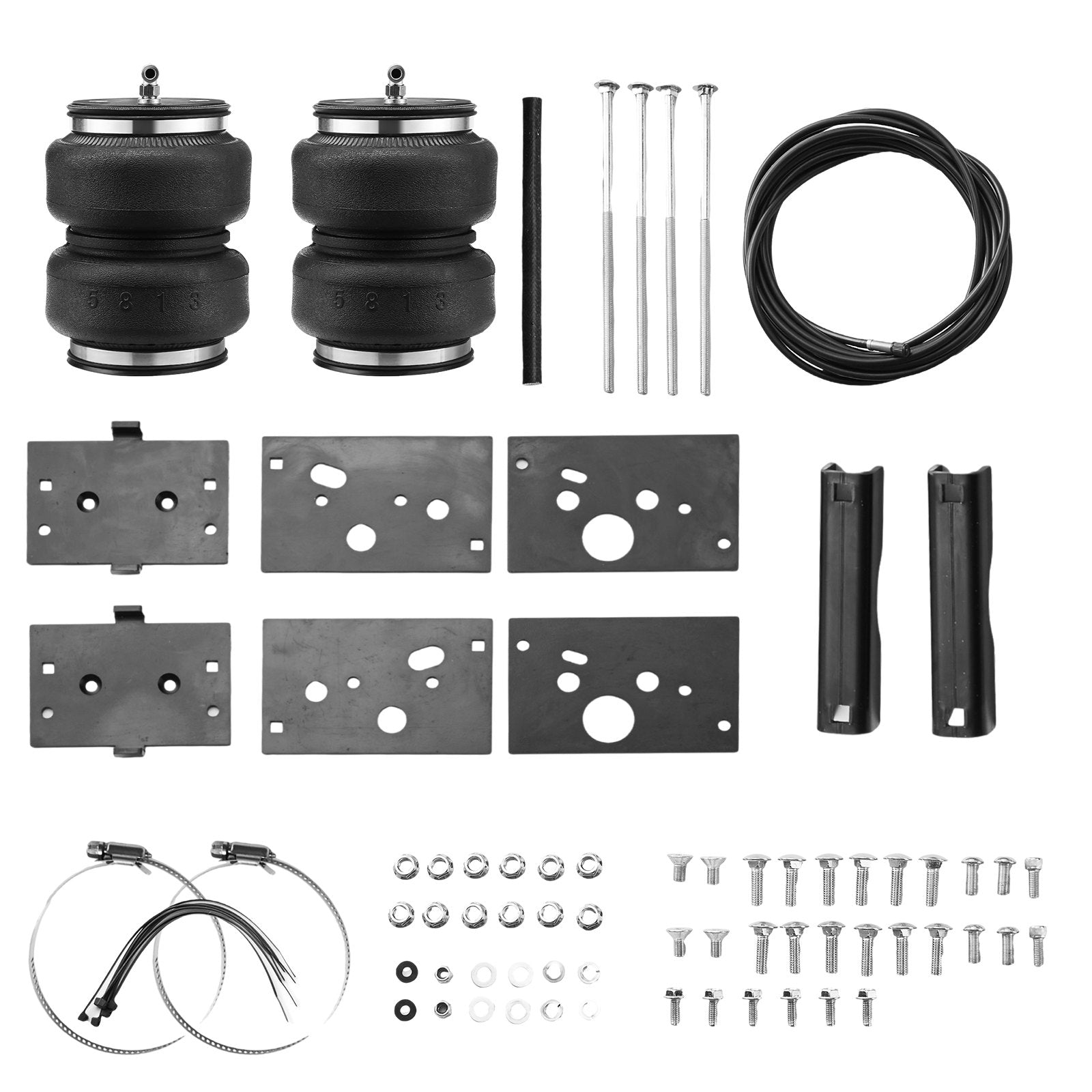 Air Bag Suspension Kit, Air Springs Suspension Bag Kit Compatible with 2014-2023 Dodge Ram 2500 2WD 4WD, 5000 lbs Loading, 5 to 100 PSI