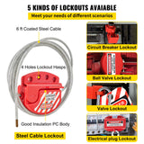 Power & Electrical Supplies: VEVOR 42 PCS Lockout Tagout Kits Electrical Loto Kit for Electrical Risk Removal