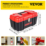 Power & Electrical Supplies: VEVOR 42 PCS Lockout Tagout Kits Electrical Loto Kit for Electrical Risk Removal