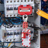 Power & Electrical Supplies: VEVOR 42 PCS Lockout Tagout Kits Electrical Loto Kit for Electrical Risk Removal