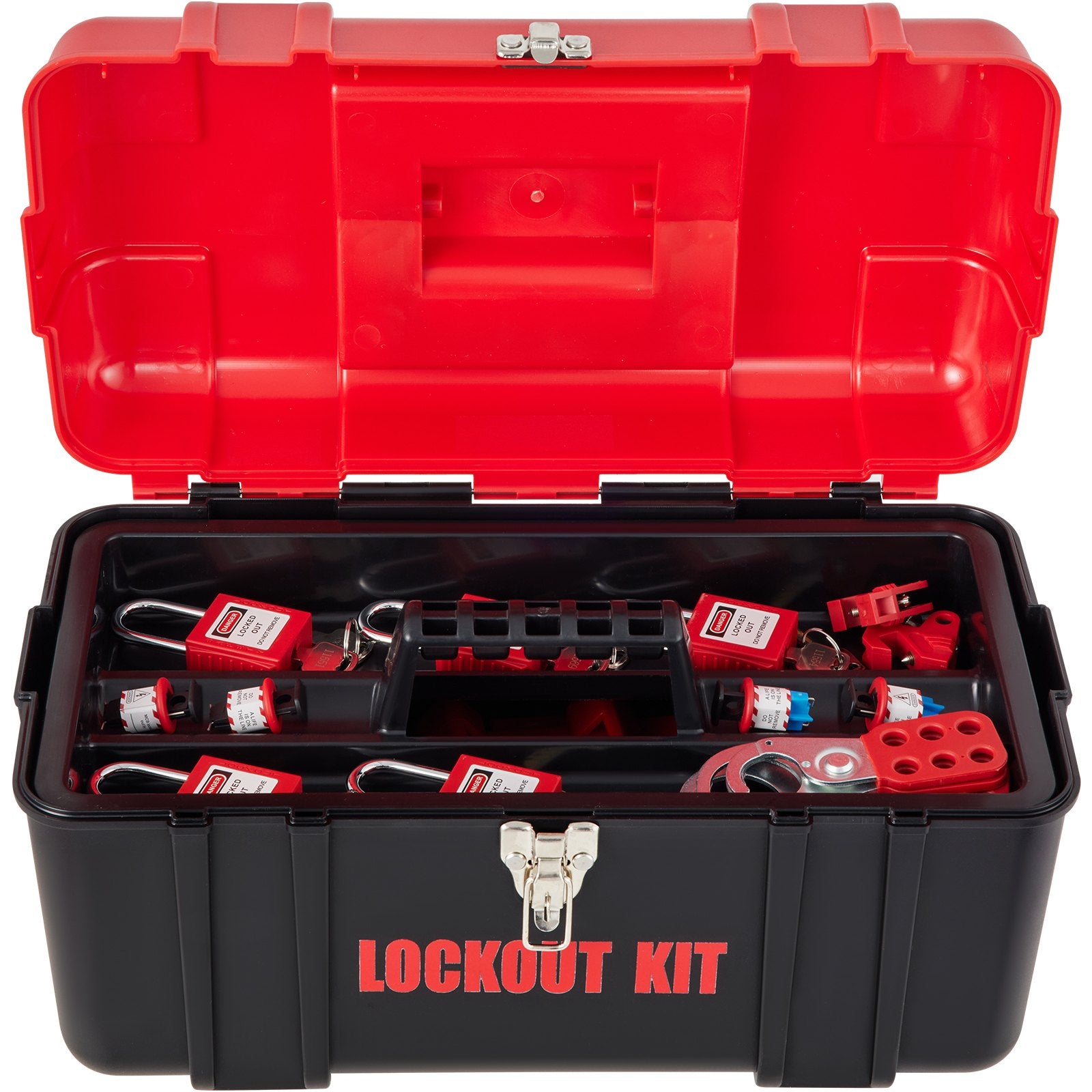 Power & Electrical Supplies: VEVOR 42 PCS Lockout Tagout Kits Electrical Loto Kit for Electrical Risk Removal