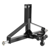 Automotive Parts: VEVOR 3 Point Trailer Hitch with 2 in Receiver, 3pt Quick Hitch Attachment, Heavy Duty Tractor Tow Drawbar Adapter, Compatible with Kubota, Mahindra, Ford, Yanmar, John Deere, Massey Ferguson