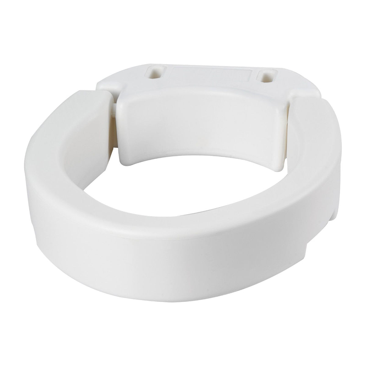 Raised Toilet Seat, 136.1 kg Load Capacity, 88.9 mm Lift Height, Commode Elevated Toilet Seat Riser with Enlarged Opening for Seniors, Elderly, Handicap, Disabled, Adults, Fits Elongated Bowl