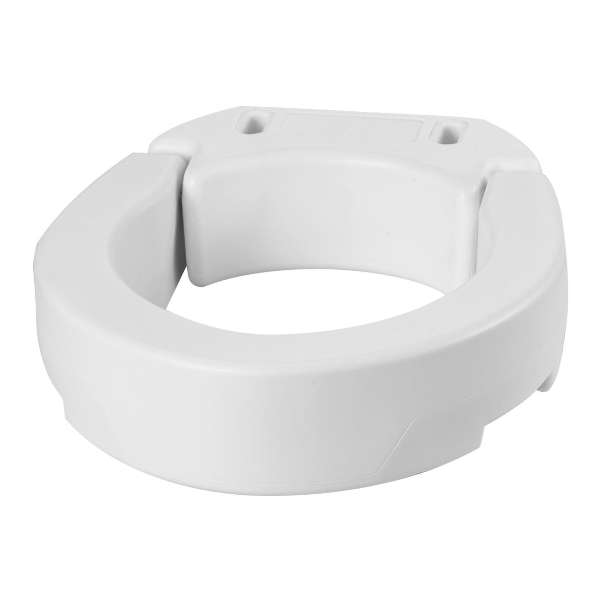 Raised Toilet Seat, 136.1 kg Load Capacity, 88.9 mm Lift Height, Commode Elevated Toilet Seat Riser with Enlarged Opening for Seniors, Elderly, Handicap, Disabled, and Adults, Fits Round Bowl