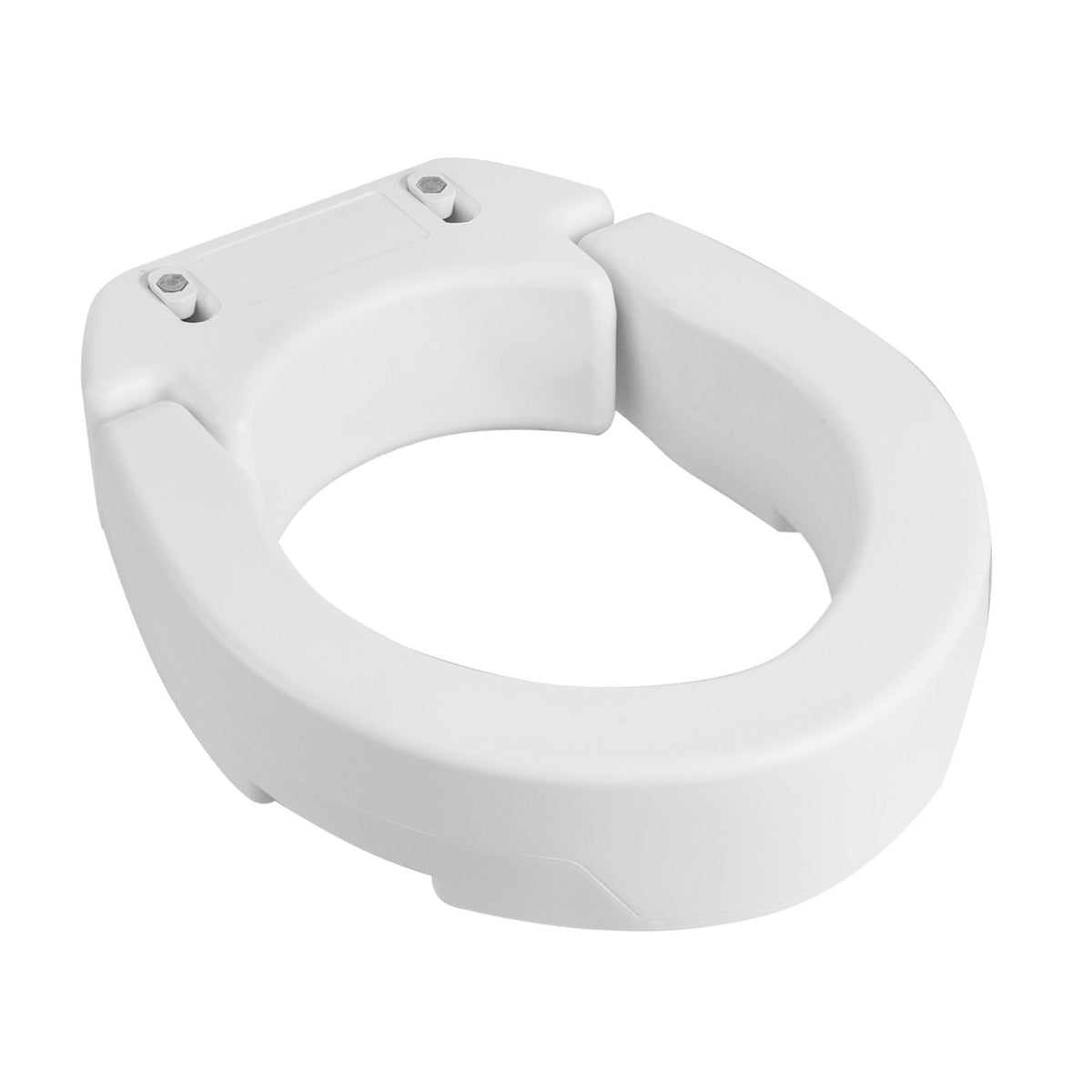 Raised Toilet Seat, 136.1 kg Load Capacity, 88.9 mm Lift Height, Commode Elevated Toilet Seat Riser with Enlarged Opening for Seniors, Elderly, Handicap, Disabled, and Adults, Fits Round Bowl