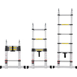 Automotive Repair & Speciality Tools: VEVOR Telescoping Extension Ladder 12.5FT A-Shape w/ Stabilizer Bar for RV