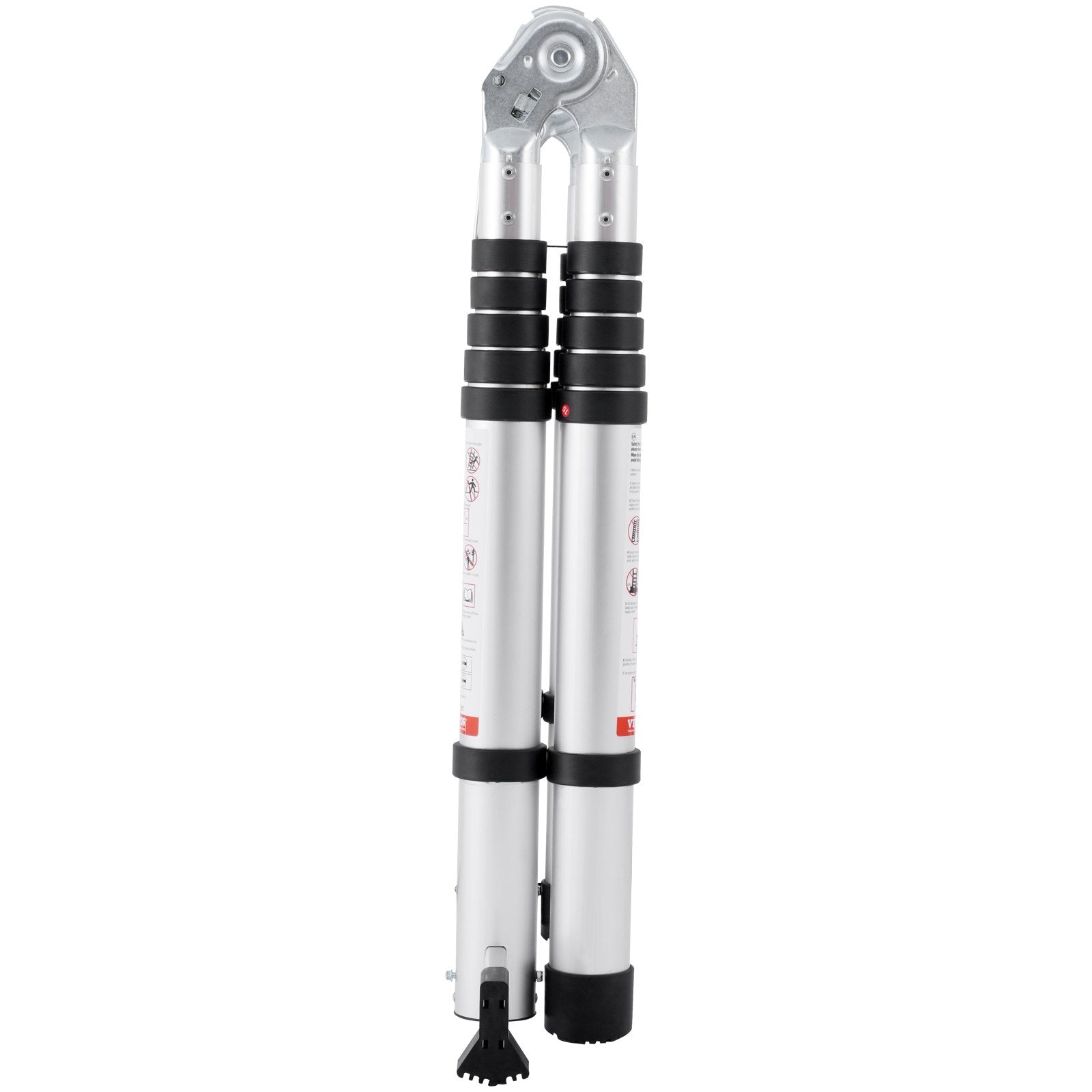 Automotive Repair & Speciality Tools: VEVOR Telescoping Extension Ladder 12.5FT A-Shape w/ Stabilizer Bar for RV