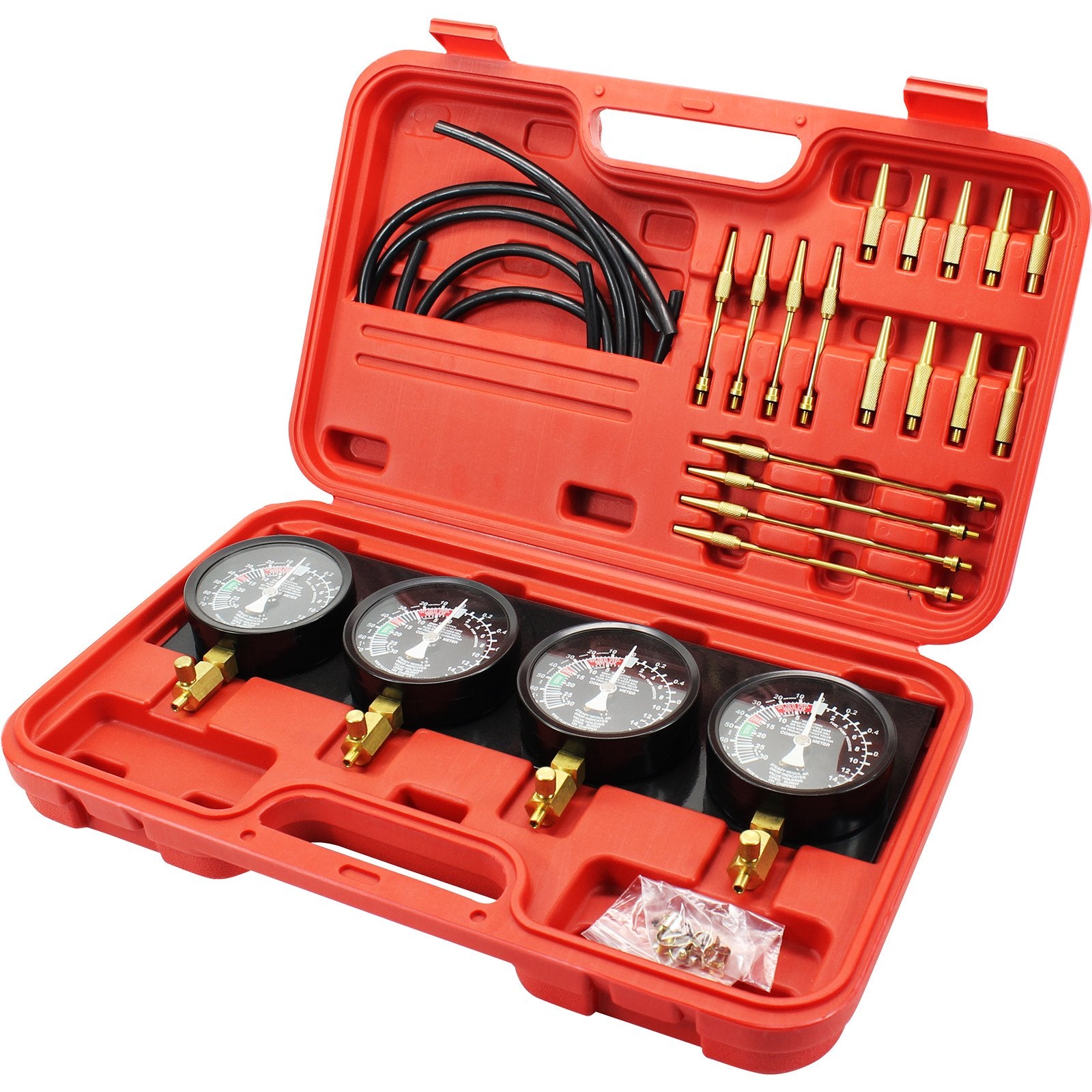 Gardening Tools: VEVOR Fuel Vacuum Carburetor Synchronize Tool Kit Fuel Vacuum Carburetor Synchronizer carb sync Gauge Set with Rubber Hose