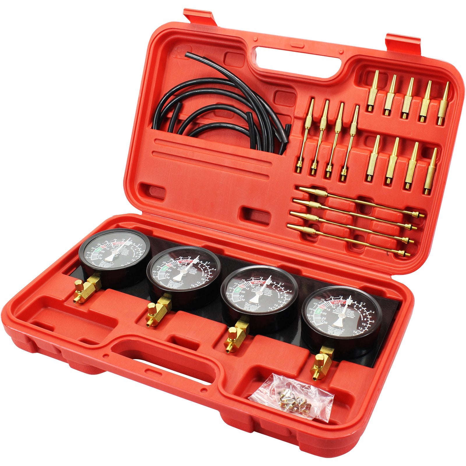 Gardening Tools: VEVOR Fuel Vacuum Carburetor Synchronize Tool Kit Fuel Vacuum Carburetor Synchronizer carb sync Gauge Set with Rubber Hose