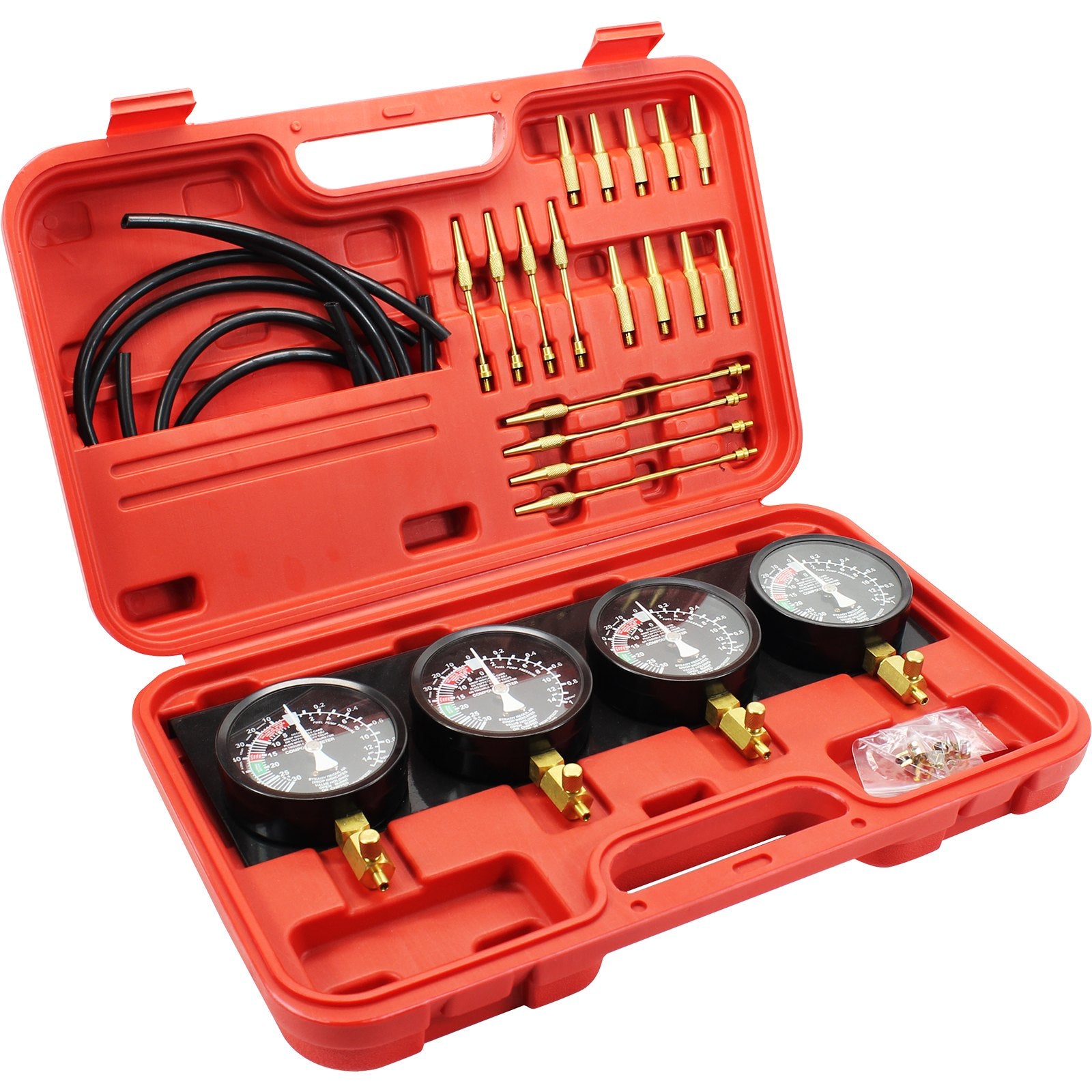 Gardening Tools: VEVOR Fuel Vacuum Carburetor Synchronize Tool Kit Fuel Vacuum Carburetor Synchronizer carb sync Gauge Set with Rubber Hose