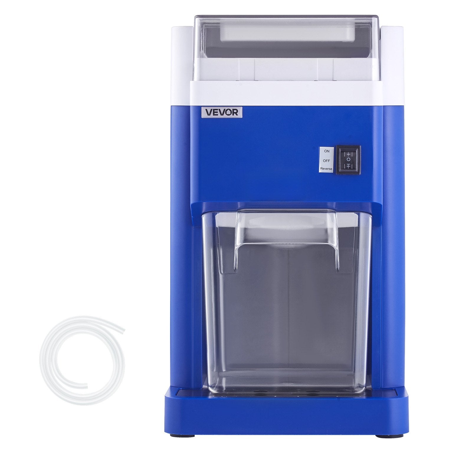 Commercial Ice Shaver Machine, 1.91QT /1.8L Large Electric Snow Cone Machine, Fine & Fluffy with 300W Motor, Stainless Steel Blades, Shaved Ice Maker for Dessert Shop Home Party Restaurant, Blue