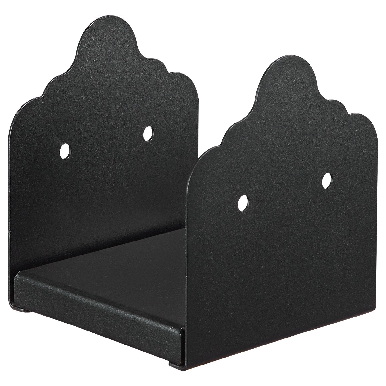 Pet Medical Collars: VEVOR 6x6 Post Base 2 Pcs, Inner Size 5.9x5.55 inch / 150x141 mm Post Brackets, Heavy Duty Carbon Steel Decking Posts, Wood Posts Brackets for Pavilion Deck Railing Support Deck Base Plate, Black