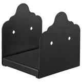 Pet Medical Collars: VEVOR 6x6 Post Base 2 Pcs, Inner Size 5.9x5.55 inch / 150x141 mm Post Brackets, Heavy Duty Carbon Steel Decking Posts, Wood Posts Brackets for Pavilion Deck Railing Support Deck Base Plate, Black