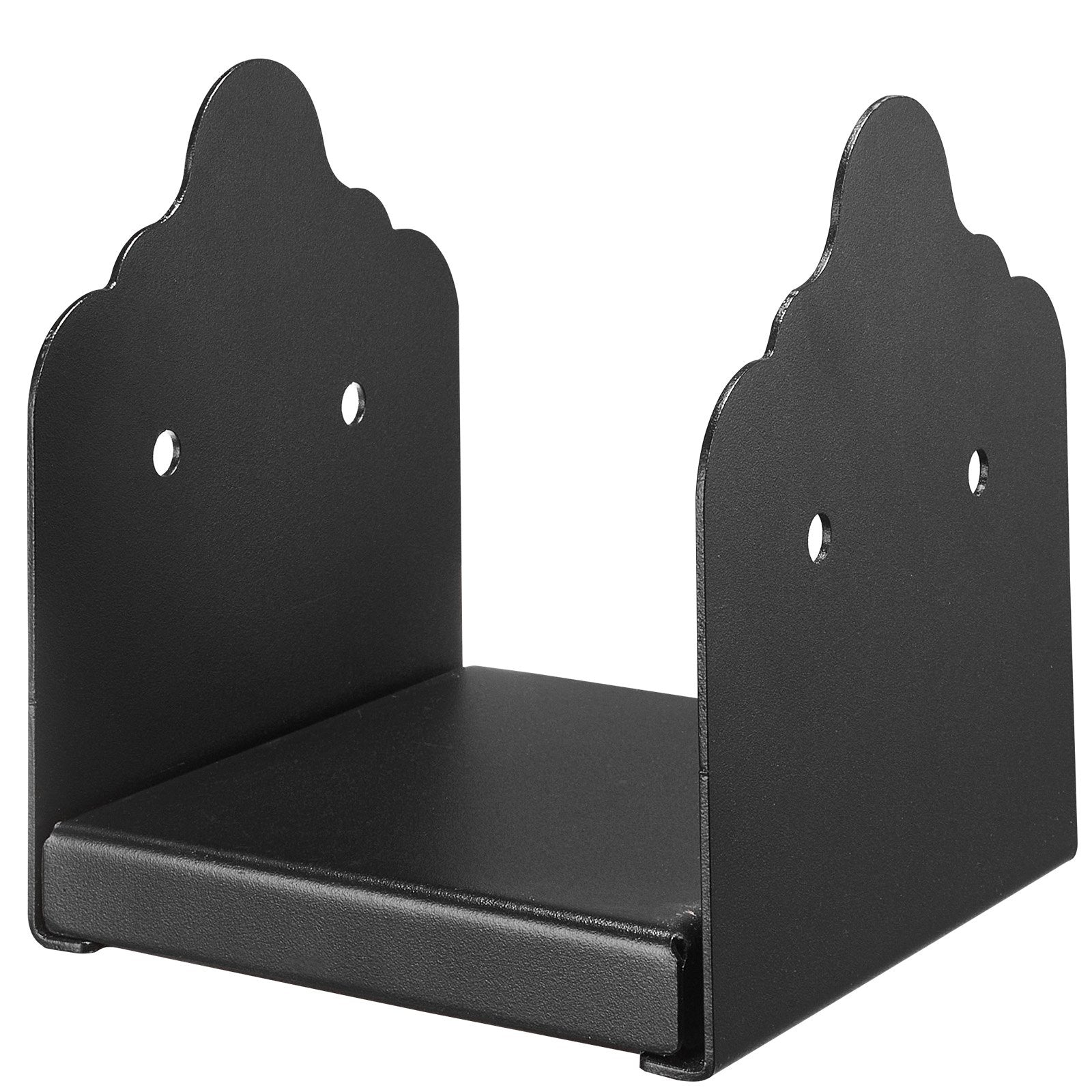 Pet Medical Collars: VEVOR 6x6 Post Base 2 Pcs, Inner Size 5.9x5.55 inch / 150x141 mm Post Brackets, Heavy Duty Carbon Steel Decking Posts, Wood Posts Brackets for Pavilion Deck Railing Support Deck Base Plate, Black