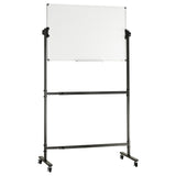 Building Toys: VEVOR 91.5x61cm Rolling Magnetic Whiteboard, Double-sided Mobile Whiteboard, Adjustable Height Dry Erase Board with Wheels, 1 Magnetic Erase & 3 Dry Erase Markers & Movable Tray Office, School