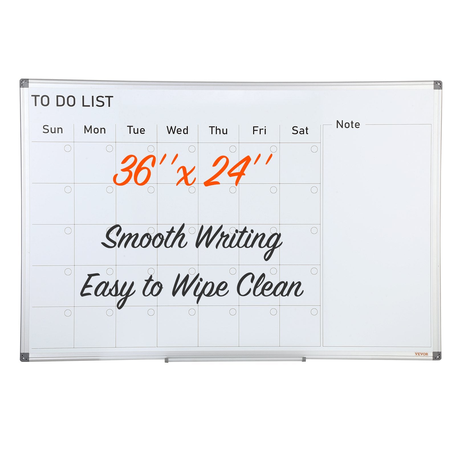 Desks: VEVOR Magnetic Whiteboard Dry Erase Board 36" x 24" Wall Mounted for Office