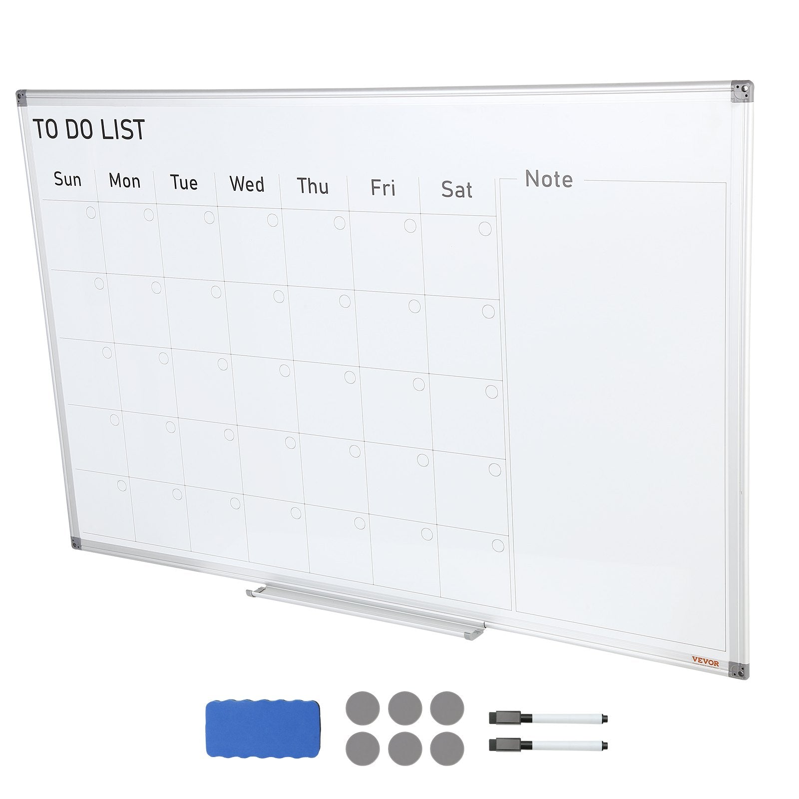 Desks: VEVOR Magnetic Whiteboard Dry Erase Board 36" x 24" Wall Mounted for Office