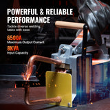 Tool Sockets: VEVOR Portable Spot Welder, 1/8-inch Thick Spot Welder Machine with 8KVA Input Capacity, Handheld Welding Tip Gun Metal Sheet Spot Welding Machine for Carbon Steel, Aluminum Sheet