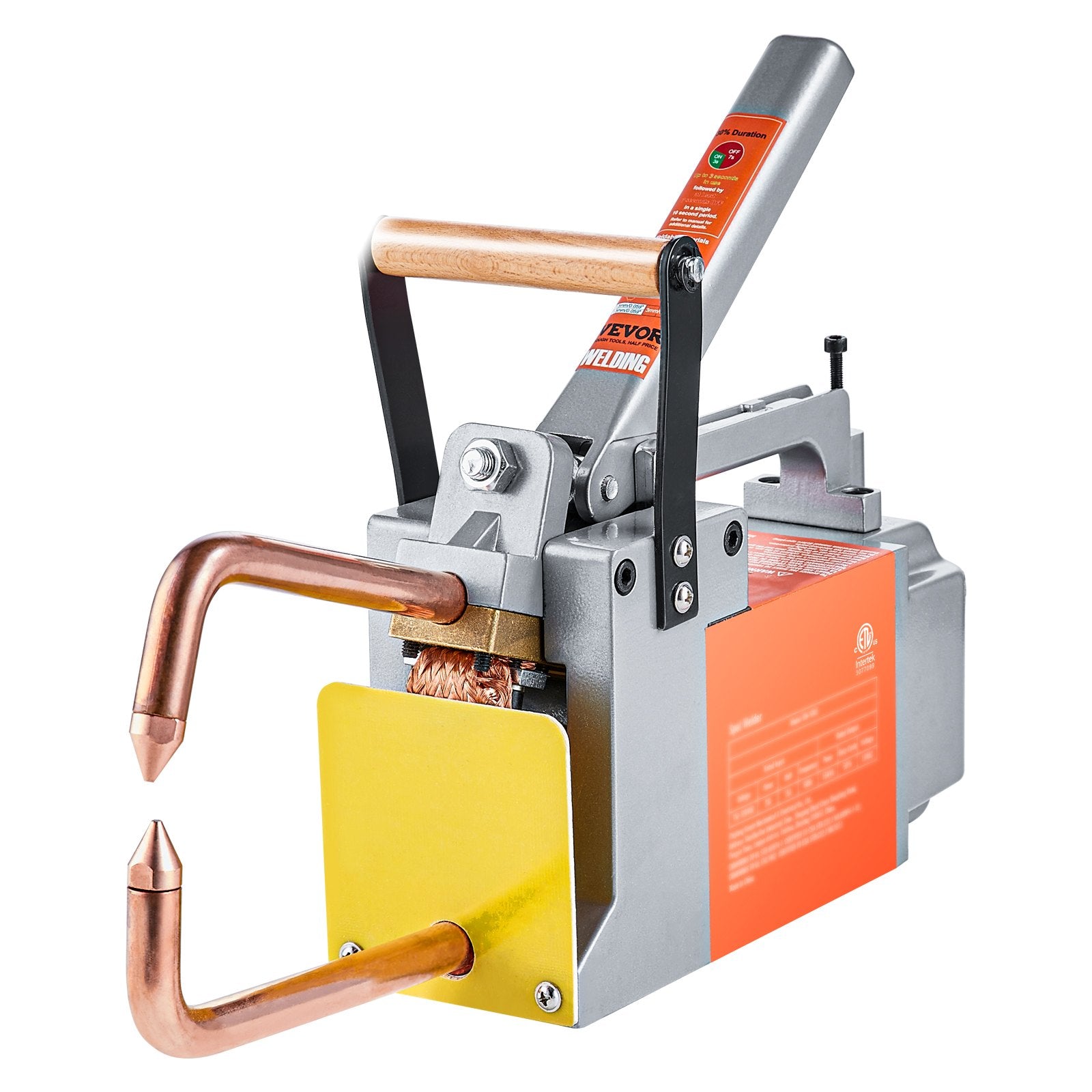 Tool Sockets: VEVOR Portable Spot Welder, 1/8-inch Thick Spot Welder Machine with 8KVA Input Capacity, Handheld Welding Tip Gun Metal Sheet Spot Welding Machine for Carbon Steel, Aluminum Sheet