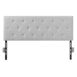 Beds & Bed Frames: VEVOR Headboard, Full Size Headboard with Adjustable Height, Comfortable Diamond Tufted for Full Size Bed, W 56.3 x H（35.6-47.4）inches, Ideal for Bedroom, Hotel, Homestay, Dormitory, Light Grey