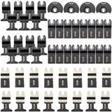 Tool Blades: VEVOR Oscillating Multi Tool Saw Blades Multi Tool Blades 50PCS for Wood Metal