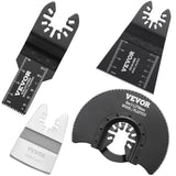 Saw Accessories: VEVOR 30PCS Multi Tool Blades Kits, Universal Quick Release Oscillating Saw Blades, 8 Types Wood Metal Plastic Oscillating Tool Blades, Fit Dewalt Bosch Milwaukee Hitachi Chicago Craftsman