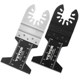 Saw Accessories: VEVOR 30PCS Multi Tool Blades Kits, Universal Quick Release Oscillating Saw Blades, 8 Types Wood Metal Plastic Oscillating Tool Blades, Fit Dewalt Bosch Milwaukee Hitachi Chicago Craftsman