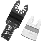 Saw Accessories: VEVOR 30PCS Multi Tool Blades Kits, Universal Quick Release Oscillating Saw Blades, 8 Types Wood Metal Plastic Oscillating Tool Blades, Fit Dewalt Bosch Milwaukee Hitachi Chicago Craftsman