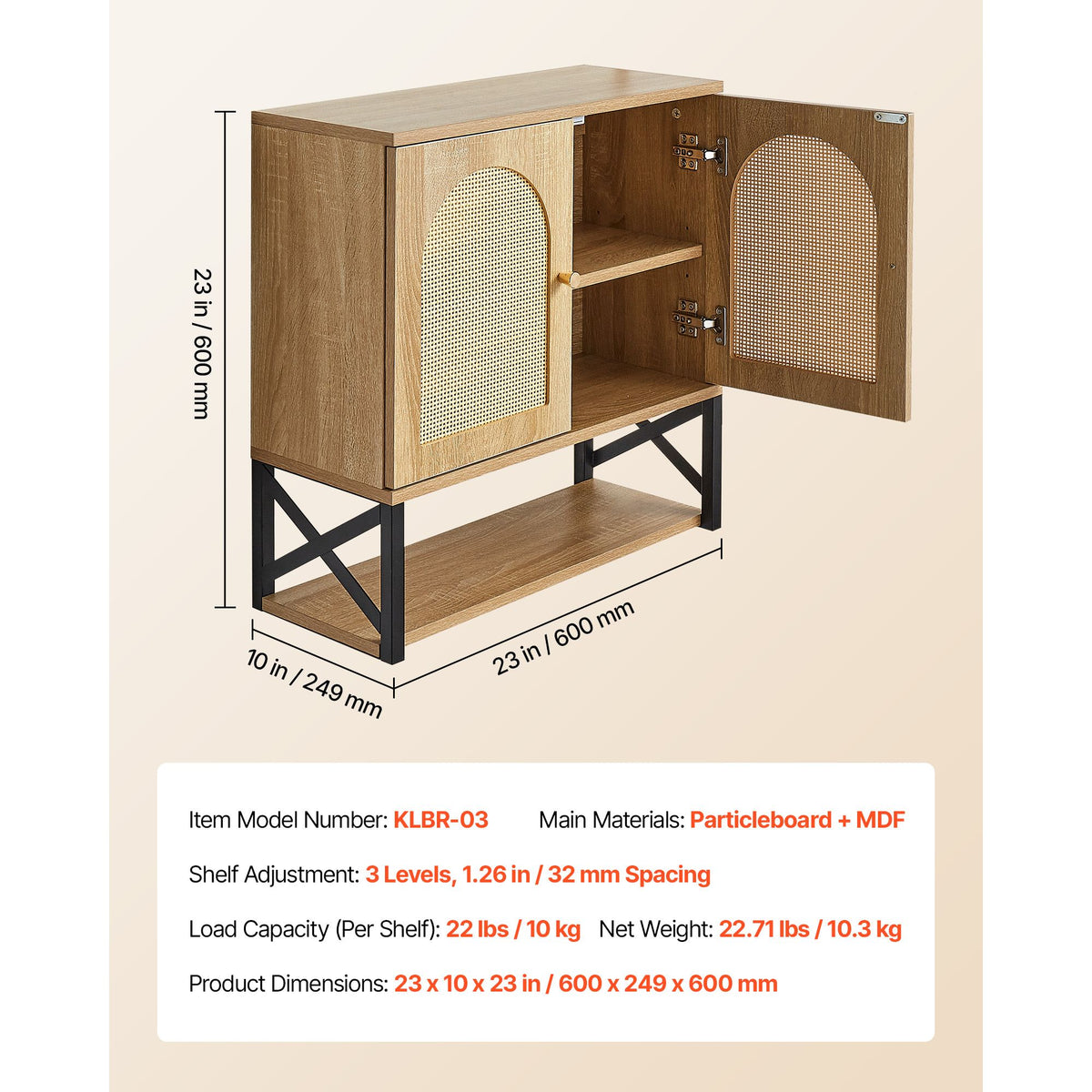 Bathroom Wall Cabinet, with 2 Doors and Adjustable Shelf, Over the Toilet Storage Medicine Cabinet Wall Mounted, Hanging Organizer with Shelves & Open Partition for Laundry Room Kitchen Restroom