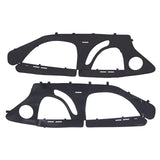 Spas & Accessories: VEVOR Cab Enclosure Upper Doors, Compatible with Polaris RZR PRO 2020-2024/Polaris RZR Turbo2022-2024, Soft Upper Doors, Upgraded Zipper UTV Soft Side Window Kit, Fit with Side Mirrors and Windshields