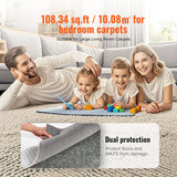 Floor Rugs: VEVOR Rug Pad Gripper 9' x 12' Protective Carpet Pad 0.47" Thick for All Floors
