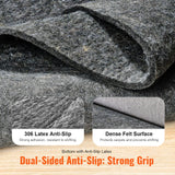 Floor Rugs: VEVOR Rug Pad Gripper 8' x 10' Protective Carpet Pad 0.24" Thick for All Floors