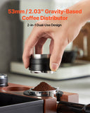 Cooking Ranges: VEVOR 53mm Coffee Distributor 2-in-1 Adjustable Espresso Distributor for Home