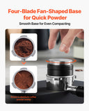 Cooking Ranges: VEVOR 53mm Coffee Distributor 2-in-1 Adjustable Espresso Distributor for Home