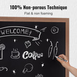 Garden Ornaments: VEVOR 35"x46" Rustic Wood Framed Chalkboard Wall Hanging Magnetic Wedding Sign