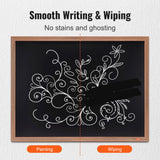 Garden Ornaments: VEVOR 35"x46" Rustic Wood Framed Chalkboard Wall Hanging Magnetic Wedding Sign