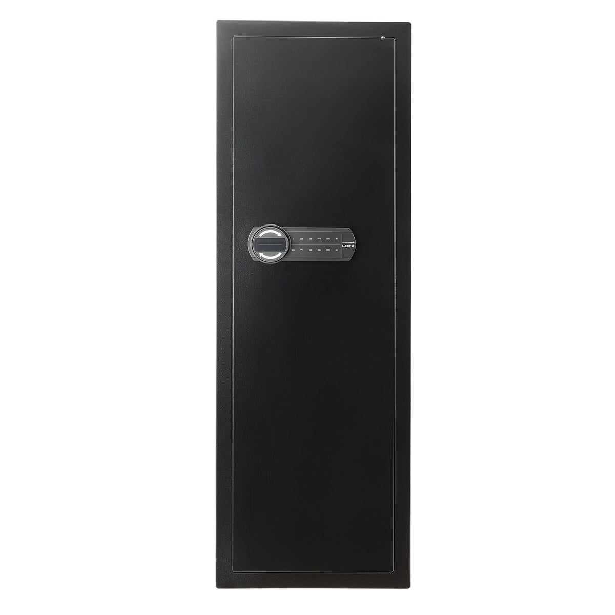 Wall Safe, 4-Tier Hidden Wall Mounted Gun Safe with Password & Key, Q235 Cold-Rolled Steel In-Wall Box with LED Lighting, 3 Adjustable Shelves & Key Holders for Money, Jewelry, Passport, Black