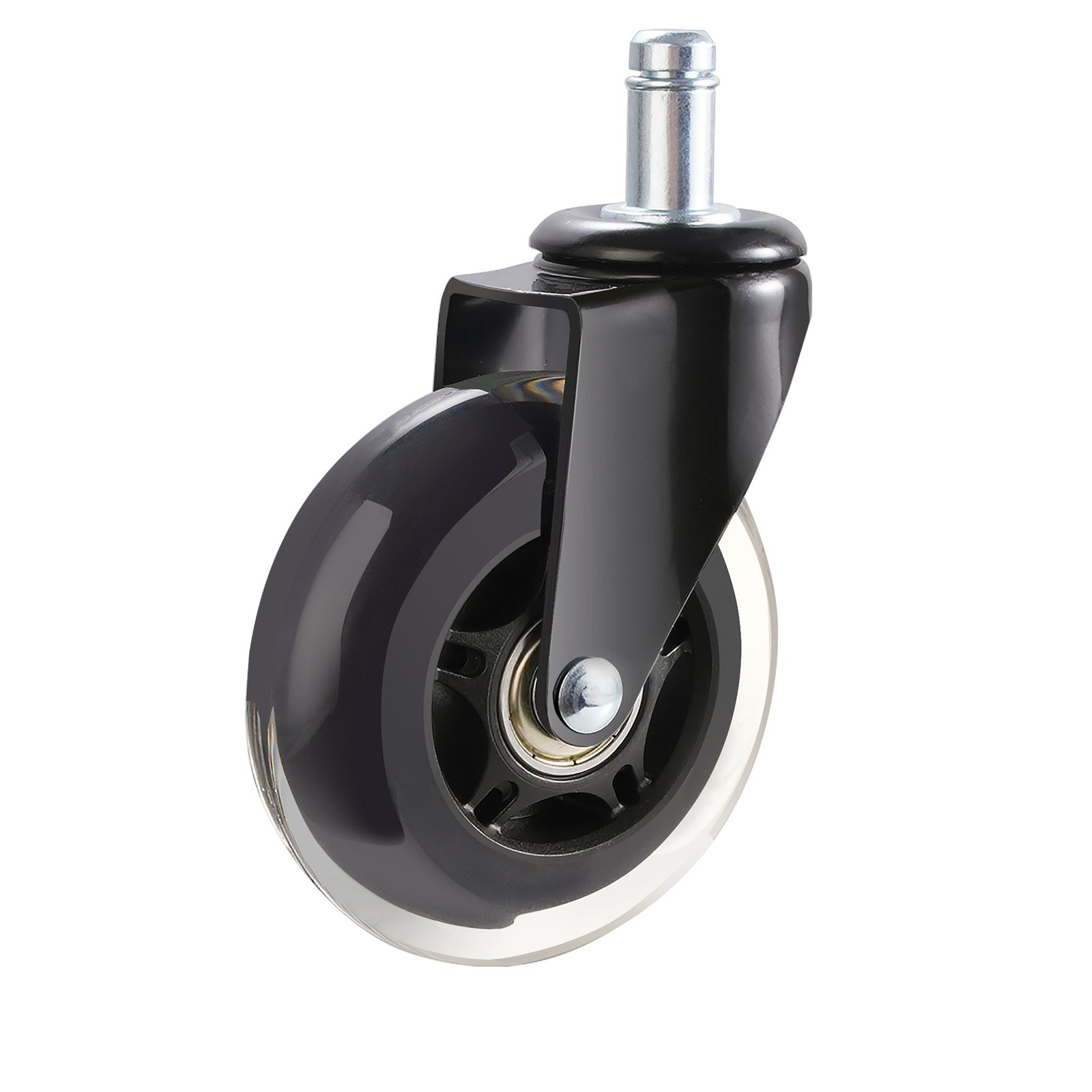Table & Bar Stools: VEVOR Office Chair Wheels, Set of 5, 76.2 mm Caster Wheels Replacement for Hardwood Floors and Carpet, Heavy Duty Computer Gaming Desk Casters with 59 kg Load Capacity, Universal Fit for Most Chairs