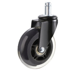 Table & Bar Stools: VEVOR Office Chair Wheels, Set of 5, 76.2 mm Caster Wheels Replacement for Hardwood Floors and Carpet, Heavy Duty Computer Gaming Desk Casters with 59 kg Load Capacity, Universal Fit for Most Chairs