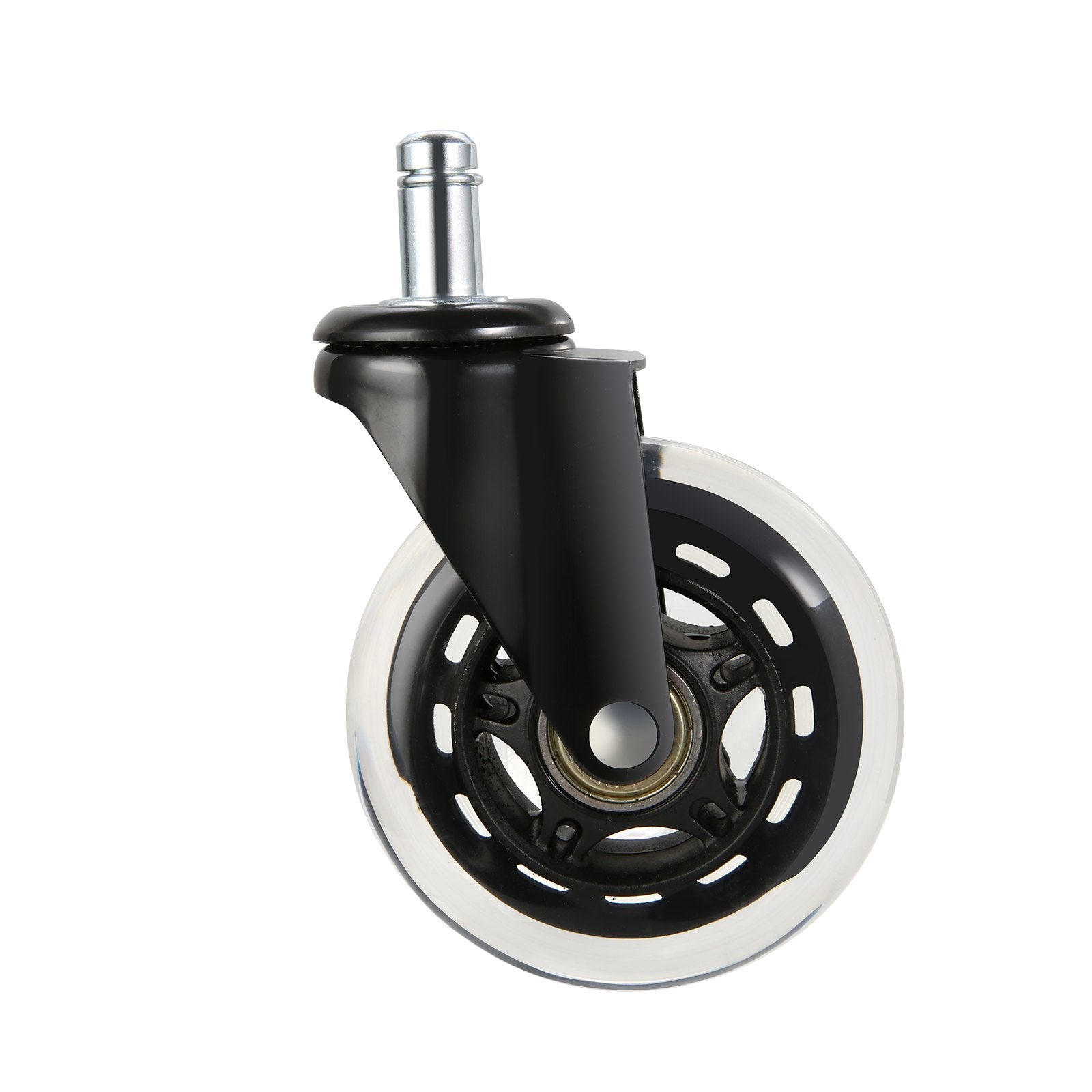 Table & Bar Stools: VEVOR Office Chair Wheels, Set of 5, 76.2 mm Caster Wheels Replacement for Hardwood Floors and Carpet, Heavy Duty Computer Gaming Desk Casters with 59 kg Load Capacity, Universal Fit for Most Chairs