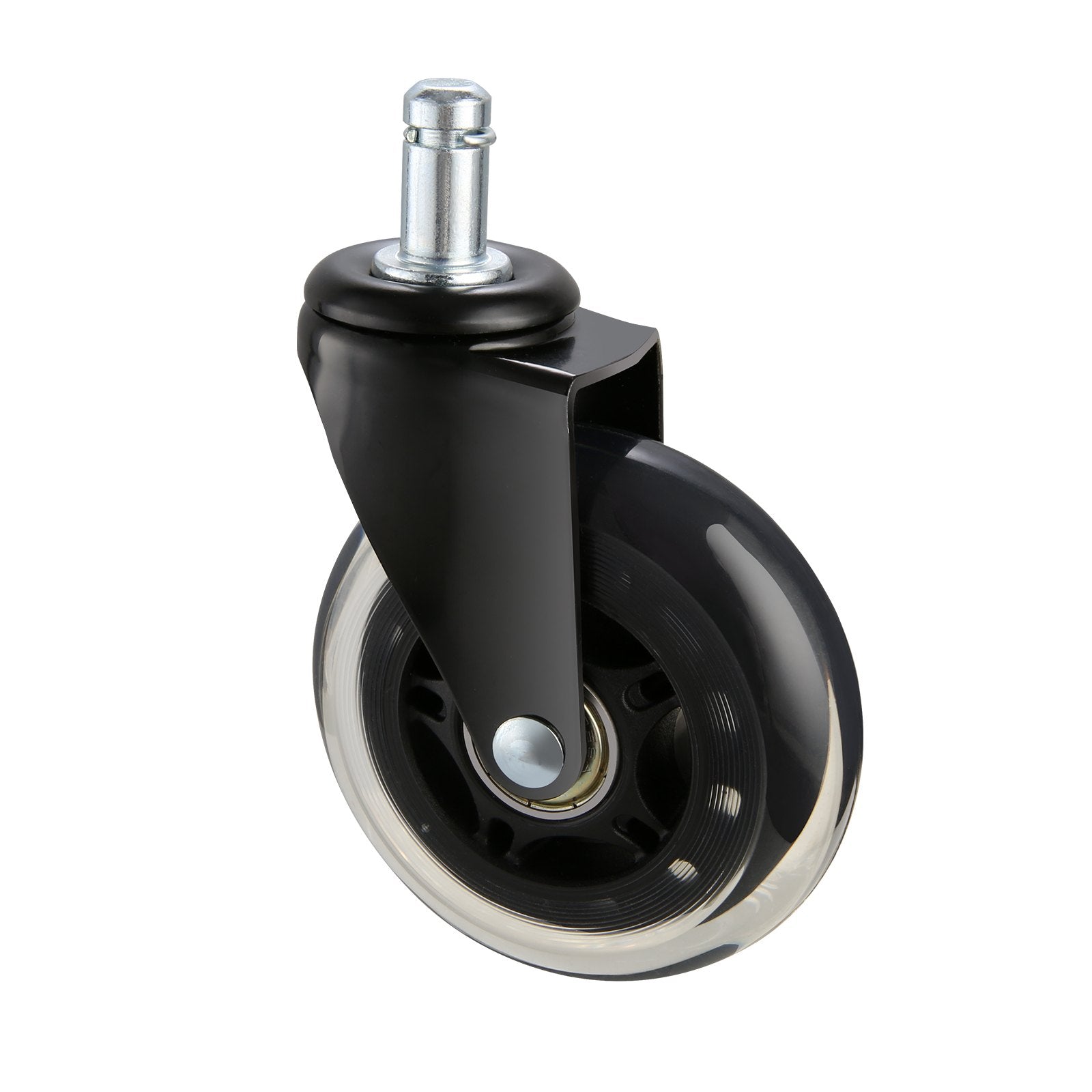 Table & Bar Stools: VEVOR Office Chair Wheels, Set of 5, 76.2 mm Caster Wheels Replacement for Hardwood Floors and Carpet, Heavy Duty Computer Gaming Desk Casters with 59 kg Load Capacity, Universal Fit for Most Chairs
