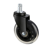 Table & Bar Stools: VEVOR Office Chair Wheels, Set of 5, 76.2 mm Caster Wheels Replacement for Hardwood Floors and Carpet, Heavy Duty Computer Gaming Desk Casters with 59 kg Load Capacity, Universal Fit for Most Chairs